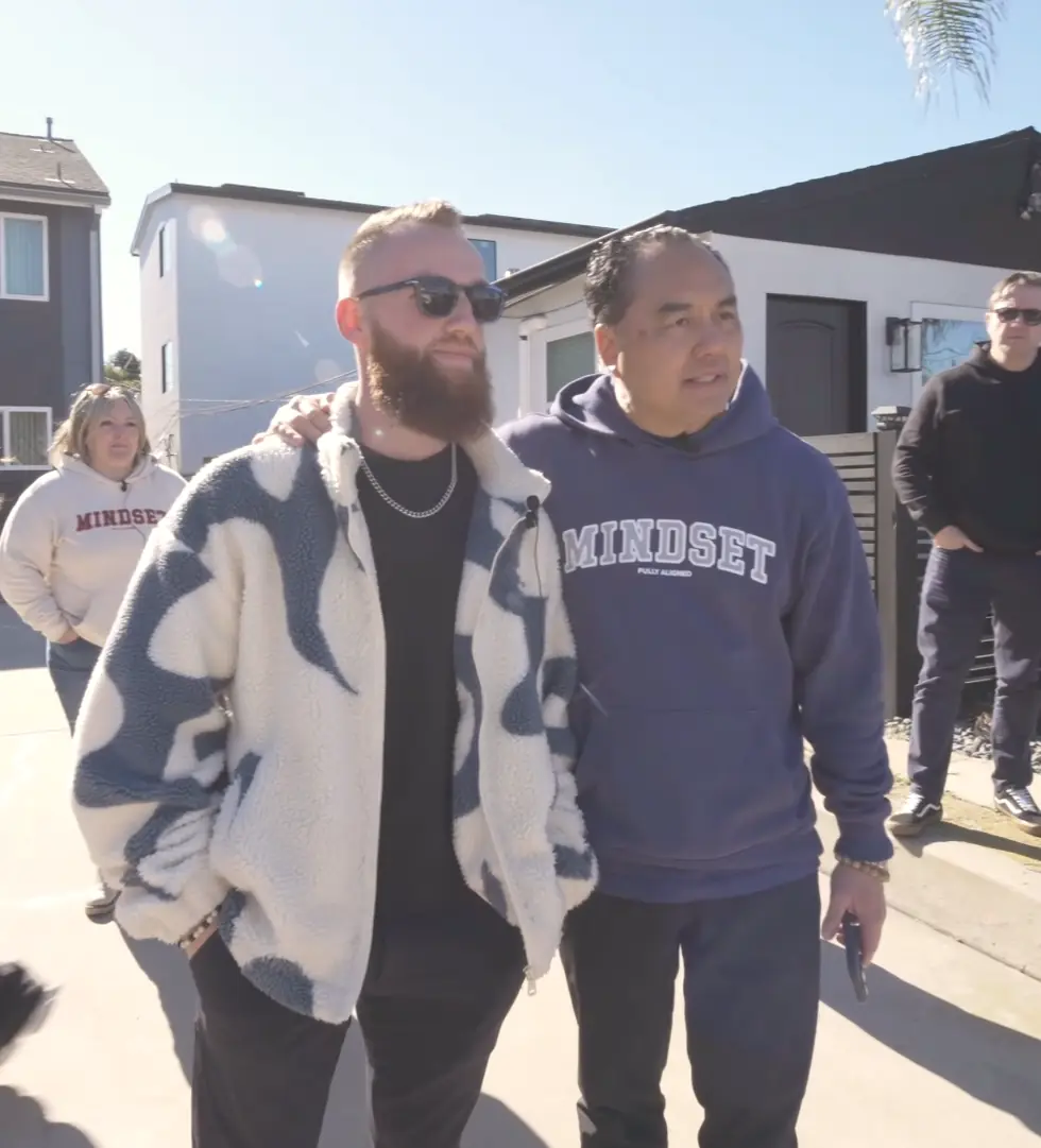 Brian Koons with real estate investor Thach Nguyen