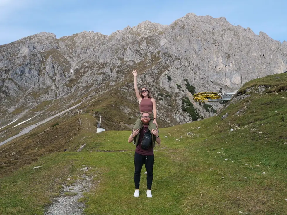 Brian in the Swiss Alps